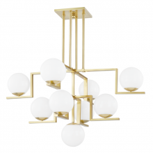 Hudson Valley 5089-AGB - 9 LIGHT CHANDELIER