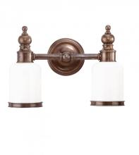 Hudson Valley 6302-PN - 2 LIGHT BATH BRACKET