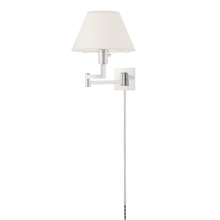 Hudson Valley MDS131-PN - 1 LIGHT WALL SCONCE PLUG IN