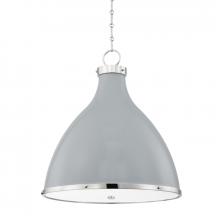 Hudson Valley MDS362-PN/PG - 3 LIGHT LARGE PENDANT