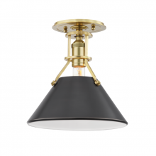 Hudson Valley MDS954-ADB - 1 LIGHT SEMI FLUSH