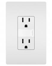 Legrand Radiant NTL885TRW - N LITE+2 15A TR OUTLETS+LOUVR WH