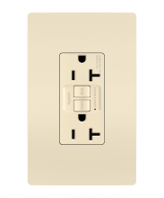 Legrand Radiant 2097TRLA - radiant? Spec Grade 20A Tamper Resistant Self Test GFCI Receptacle, Light Almond