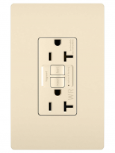 Legrand Radiant 2097TRWRLA - radiant? Spec Grade 20A Weather Resistant Self Test GFCI Receptacle, Light Almond