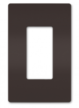 Legrand Radiant RWP26 - radiant One-Gang Screwless Wall Plate, Brown