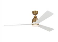 Visual Comfort & Co. Fan Collection 3BRYSM60HABD - Bryden Smart 60&#34; Dimmable Indoor/Outdoor Integrated LED Antique Brass Ceiling Fan