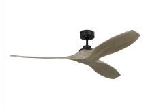 Visual Comfort & Co. Fan Collection 3CLNSM60AGP - Collins 60&#34; Smart Indoor/Outdoor Aged Pewter Ceiling Fan with Remote Control and Reversible Moto