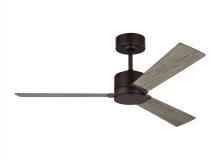 Visual Comfort & Co. Fan Collection 3RZR44AGP - Rozzen 44&#34; Indoor/Outdoor Aged Pewter Ceiling Fan with Handheld Remote Control and Reversible Mo