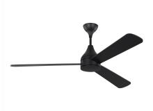 Visual Comfort & Co. Fan Collection 3STMSM60MBKD - Streaming Smart 60&#34; Dimmable Indoor/Outdoor Integrated LED Black Ceiling Fan
