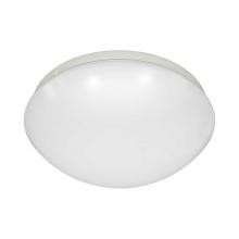 Jesco RE-GEO-FM-94014-2790-WH - JESCO 14-inch Round Mushroom LED Acrylic Surface Mount 2700K