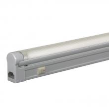 Jesco SG5A-35SW/64-SV - Sleek Plus T5 3-Wire Fluorescent Fixture W/ Rocker Switch