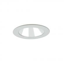 Jesco TM402CHWH - 4-inch aperture Low Voltage Trim with adjustable Open Reflector.