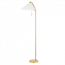 Mitzi by Hudson Valley Lighting HL647401-AGB - Aisa Floor Lamp