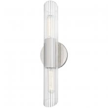 Mitzi by Hudson Valley Lighting H177102S-PN - Cecily 2 Light 5 inch Polished Nickel ADA Wall Sconce Wall Light