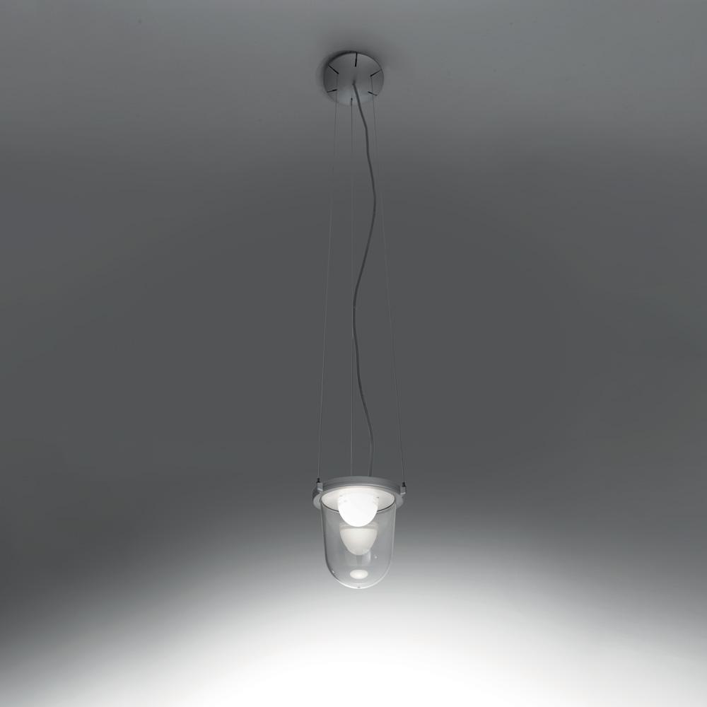 TOLOMEO OUTDOOR LANTERN SUSP LED 23W 30K DIM ALUM