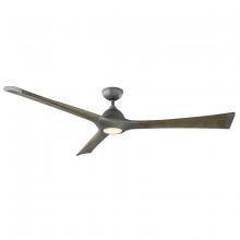 Modern Forms US - Fans Only FR-W1814-72L-GH/WG - Woody Downrod ceiling fan