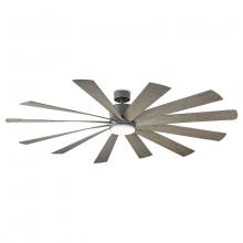 Modern Forms US - Fans Only FR-W1815-80L-GH/WG - Windflower Downrod ceiling fan