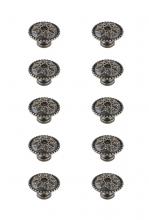 Elegant KB2011-AB-10PK - Corio 0.9&#34; Diameter Antique Bronze Mushroom Knob Multipack (Set of 10)