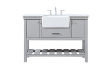 Elegant VF60148GR - 48 Inch Single Bathroom Vanity in Grey