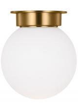 Visual Comfort & Co. Studio Collection KF1101BBS - Nodes contemporary 1-light indoor dimmable extra large ceiling flush mount in burnished brass gold f