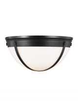 Visual Comfort & Co. Studio Collection TF1012AI - Milk Glass Flush Mount