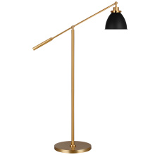 Visual Comfort & Co. Studio Collection CT1131MBKBBS1 - Wellfleet Dome Floor Lamp