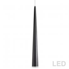 Dainolite 418LED-361P-MB - 5W Pendant, Matte Black Finish