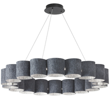 Dainolite CTL-3663C-MB-500 - 63W Chandelier, MB w/ GRY Shade