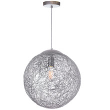 Dainolite PTN-151P-AL - 1LT Pendant, Aluminum Finish