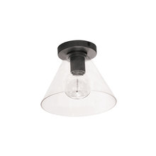 Dainolite RSW-91FH-MB-CLR - 1LT Flush Mount, MB w/ CLR Glass