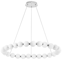 Dainolite SHE-4872LEDC-PC - 50W Chandelier, PC With WH Acrylic Diffuser