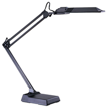 Dainolite ULT133-BM-BK - Fluorescent Spring Balanced Arm Desk Lamp, 36&#34; Reach, comes with 13W Fluorescent Bulb