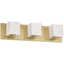 Dainolite V1230-3W-AGB - 3LT Halogen Vanity, AGB w/ WH Glass