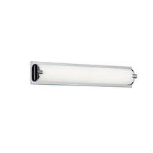 Dainolite VLD-464-25-PC - 30W Vanity Polished Chrome With White Glass
