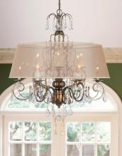 World Imports WI194990 - Belle Marie Collection 12-Light Antique Gold Chandelier
