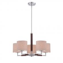 World Imports WI972708 - Jones Collection 5-Light Chrome Pendant