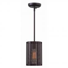 World Imports WI897329 - Xena Collection 1-Light Euro Bronze Indoor Mini Pendant