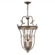 World Imports WI61017 - 9-Light Distressed Brass Pendant