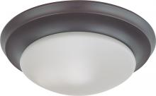 Nuvo 60/6013 - 1 Light 12&#34; Flush Mount Twist & Lock with Frosted White Glass; Color retail packaging