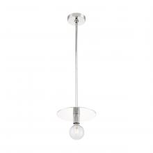 Nuvo 60/7252 - Bizet - 1 Light Mini Pendant with- Polished Nickel Finish