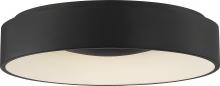 Nuvo 62/1454 - Orbit - LED 24&#34; Flush - Black Finish