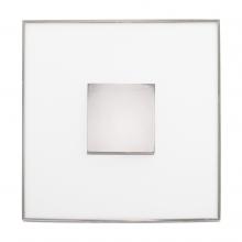 Nuvo 62/1529 - 31.5 watt; 17&#34; Flush Mount LED Fixture; Square Shape; Polished Nickel Finish