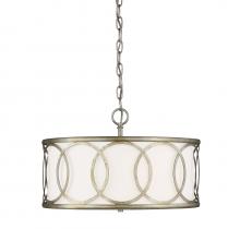 Savoy House Meridian M10032ARG - 3-Light Pendant in Argentum