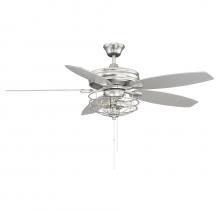 Savoy House Meridian M2006BN - 52&#34; 3-Light Ceiling Fan in Brushed Nickel