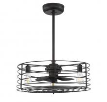 Savoy House Meridian M2007ORB - 14&#34; 3-Light Fan D&#39;Lier in Oil Rubbed Bronze