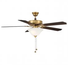 Savoy House Meridian M2018NBRV - 52&#34; 2-Light Ceiling Fan in Natural Brass