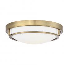 Savoy House Meridian M60019NB - 2-Light Ceiling Light in Natural Brass
