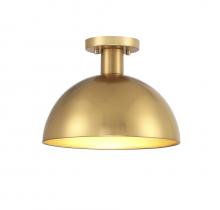 Savoy House Meridian M60071NB - 1-Light Ceiling Light in Natural Brass