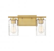 Savoy House Meridian M80037NB - 2-Light Bathroom Vanity Light in Natural Brass