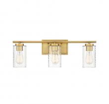 Savoy House Meridian M80038NB - 3-Light Bathroom Vanity Light in Natural Brass